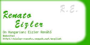 renato eizler business card