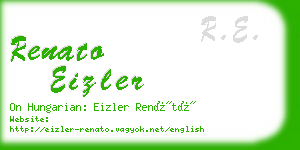 renato eizler business card